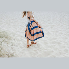 Sacco impermeabile porta giochi e tappeto 2 in 1 Mokka Stripes Play&go  