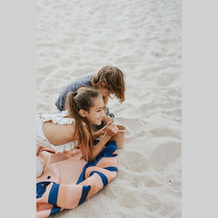 Sacco impermeabile porta giochi e tappeto 2 in 1 Mokka Stripes Play&go  