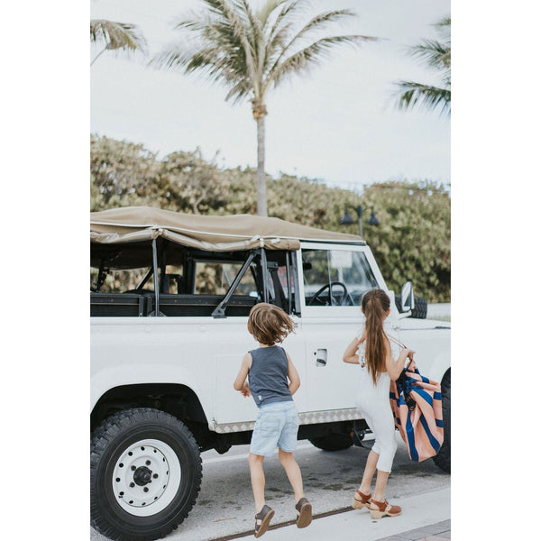 Sacco impermeabile porta giochi e tappeto 2 in 1 Mokka Stripes Play&go  