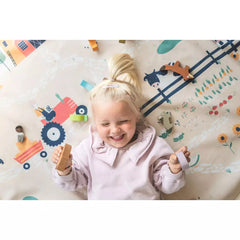 Sacco porta giochi e tappeto 2 in 1 Print collection - Farm Play&go  