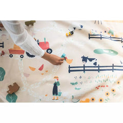Sacco porta giochi e tappeto 2 in 1 Print collection - Farm Play&go  
