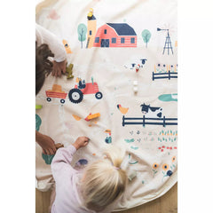 Sacco porta giochi e tappeto 2 in 1 Print collection - Farm Play&go  