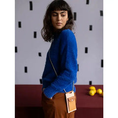 Custodia per telefono rosa limonata + marrone cannella + arancia albicocca Sticky Lemon  