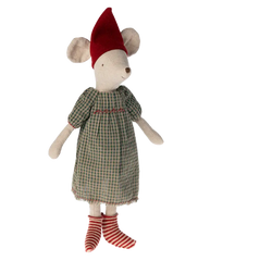Pupazzo topo medio Elfa di Natale Maileg  