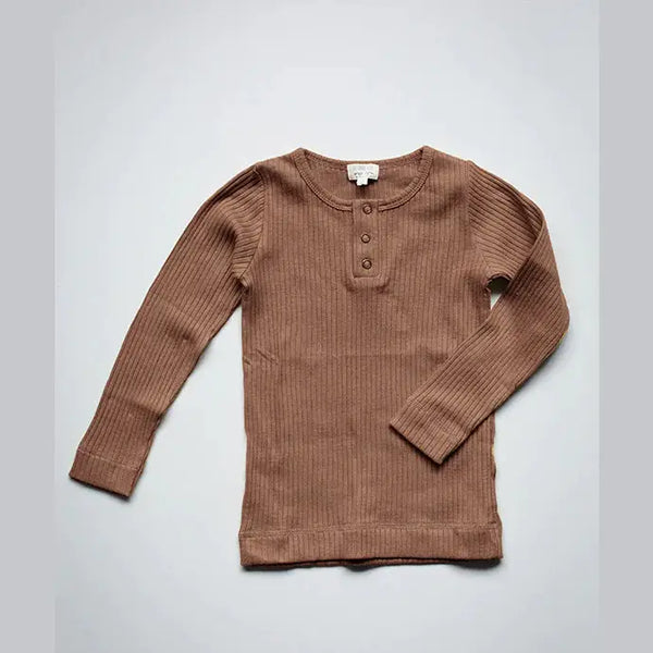 Maglietta manica lunga a coste The Simple Folk  