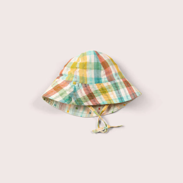 Cappello in Cotone Biologico reversibile - Arcobaleno Little Little Green Radicals