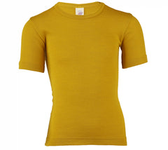 Maglia a Maniche Corte in Lana e Seta Kids Engel