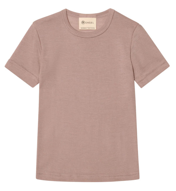 Maglia a Maniche Corte in Lana e Seta Kids Engel