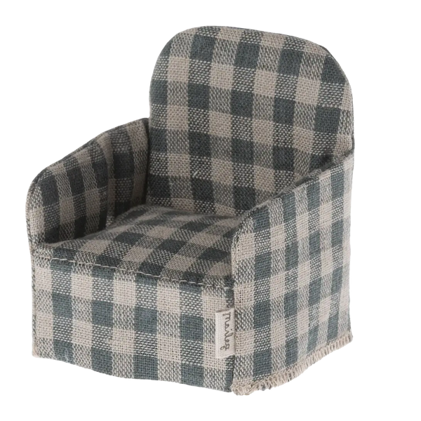 Poltrona quadri verdi micro Maileg  