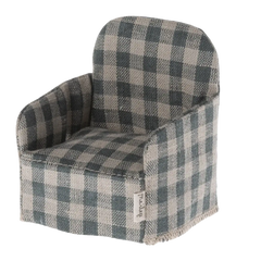 Poltrona quadri verdi micro Maileg  