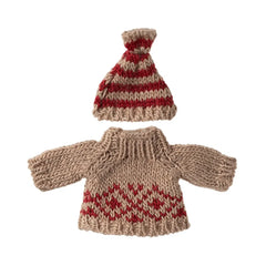 Set abiti maglione e cappello mamma topo Maileg