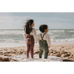 Pantaloni alle Caviglie Silly Silas - Matcha Oat Latte  