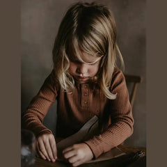 Maglietta manica lunga a coste The Simple Folk  