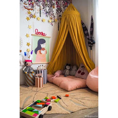 Tappeto Lavabile Foglia di Monstera - Miele - 120 x 180 cm Lorena Canals  