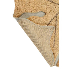 Tappeto Lavabile Foglia di Monstera - Miele - 120 x 180 cm Lorena Canals  