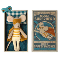 Topino supereroe little brother in box Maileg