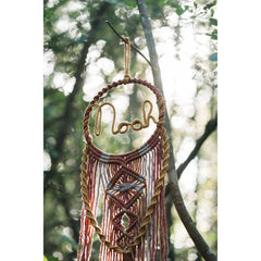 Decoro cameretta cerchio in macramé Weaving~Waves  