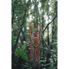 Decoro cameretta cerchio in macramé Weaving~Waves  