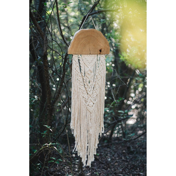 Arazzo Mezzaluna macramé Weaving~Waves  