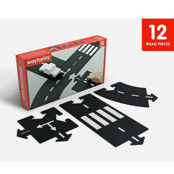 Pista flessibile per macchinine Ringroad 12 pz Waytoplay  