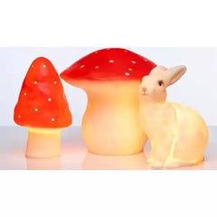 Lampada fungo piccola rosso di Heico  