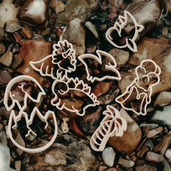Set 8 formine mini dino eco cutter Kinfolk & Co  