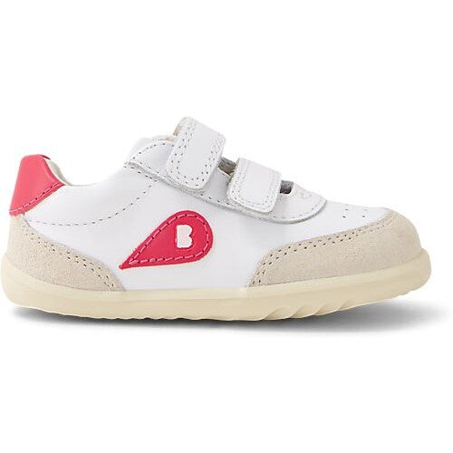 Preordine Scarpina Step Up Champ - Bianco e Rosso Bobux