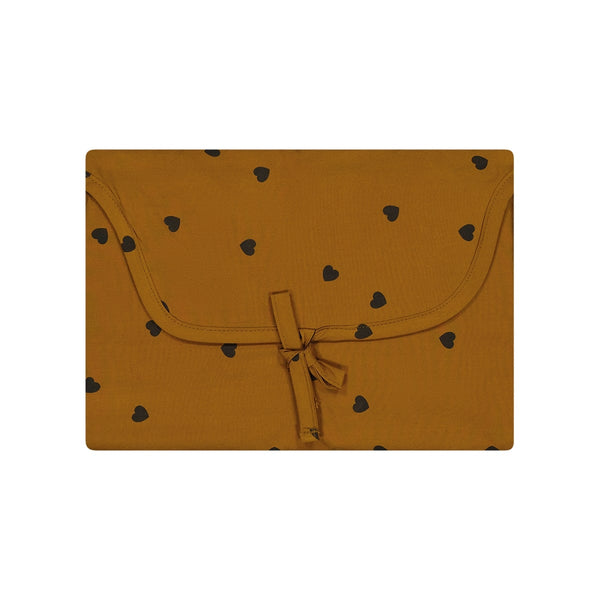 Fasciatoio pieghevole da viaggio Charly - Motivo cuori Rose in April  