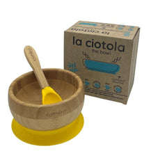 Ciotola con cucchiaio in Bambù  Ecomikro  