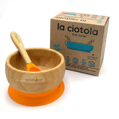 Ciotola con cucchiaio in Bambù  Ecomikro  