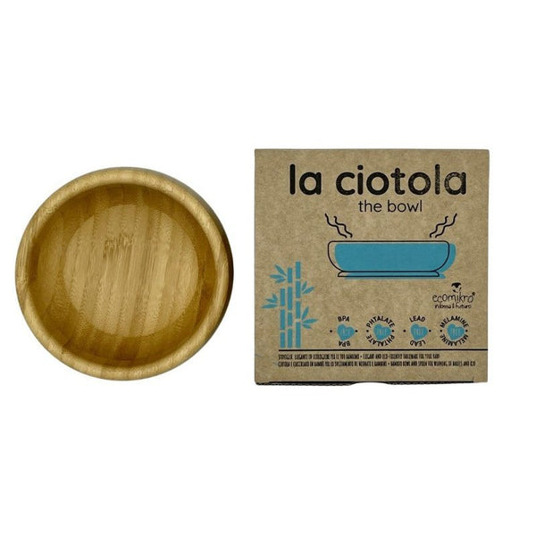 Ciotola con cucchiaio in Bambù  Ecomikro  