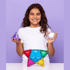 Connetix tiles costruzioni magnetiche 28 pezzi Light Star Pack