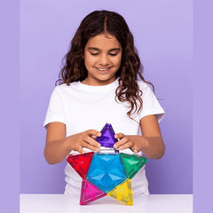 Connetix tiles costruzioni magnetiche 28 pezzi Light Star Pack