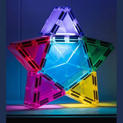 Connetix tiles costruzioni magnetiche 28 pezzi Light Star Pack