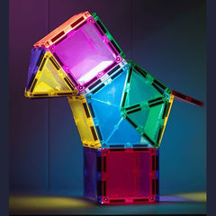 Connetix tiles costruzioni magnetiche 28 pezzi Light Star Pack