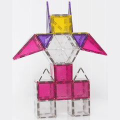 Connetix tiles costruzioni magnetiche 56 Pezzi Glitter Unicorn Pack