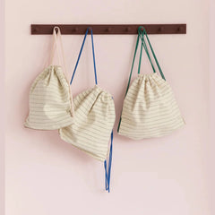 Sacca con coulisse | Rosa nude glitterato Sticky Lemon