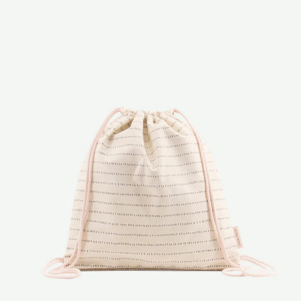 Sacca con coulisse | Rosa nude glitterato Sticky Lemon