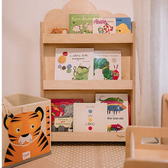 Libreria Montessori Frontale - Cloud - Legno di Betulla - Natural Family Nation