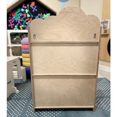 Libreria Montessori Frontale - Cloud - Legno di Betulla - Natural Family Nation