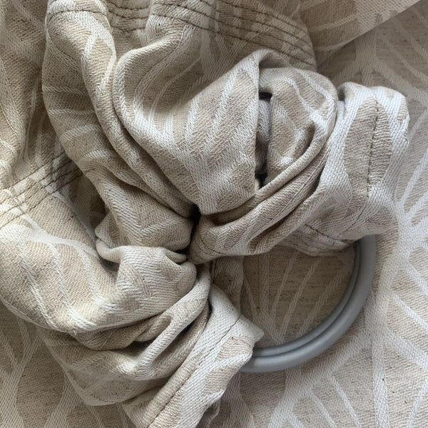 Fascia ad anelli portabebè Kidonya Perla in lino - Neko Slings  