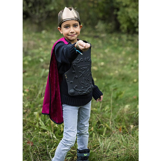 Costume da Cavaliere Leggendario - Include Mantello Corazza e Corona - Great Pretenders