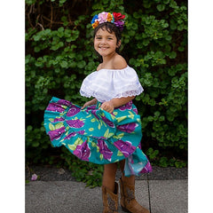 Set Costume - Frida the Artist - T-shirt/Gonna e Fascia per Capelli Great Pretenders