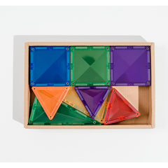 Connetix Tiles 24 Pezzi - Tessere Magnetiche - Confezione Mini - Arcobaleno