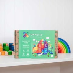 Connetix Tiles 102 Pezzi - Pacco Creativo - Arcobaleno