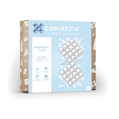 Connetix Tiles 2 Pezzi - Basi Magnetiche - Trasparente