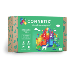 Connetix Tiles 102 Pezzi - Pacco Creativo - Arcobaleno