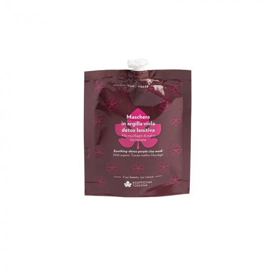 Maschera in argilla viola detox-lenitiva  