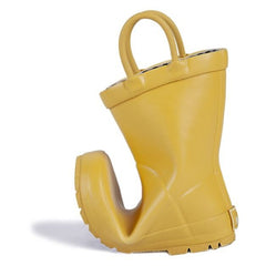 Stivali da Pioggia in Gomma - Foderati in Cotone - Giallo Opaco Mr.Tiggle  