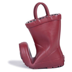 Stivali da Pioggia in Gomma - Foderati in Cotone - Rosso Opaco Mr.Tiggle  
